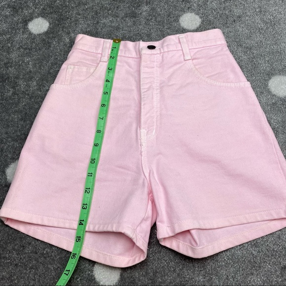 Jean Works Pink High waist vintage denim shorts - Picture 5 of 8